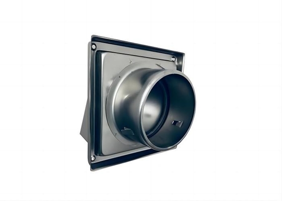Stainless steel grille Ø150mm with gravity flap round air vent covers