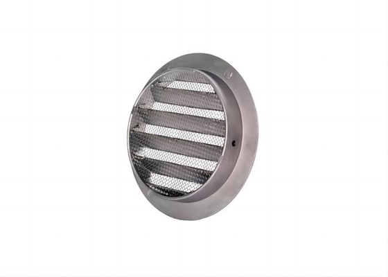 Factory Price White Powder Coated Cast Aluminum Louvre Vent Grille with Stainless Steel Insect Mesh Quality Hardware