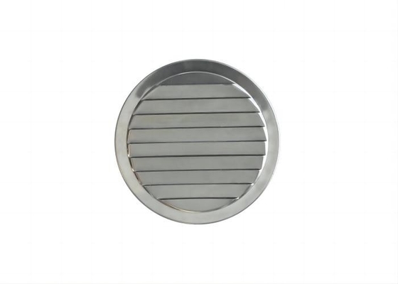 Factory Price White Powder Coated Cast Aluminum Louvre Vent Grille with Stainless Steel Insect Mesh Quality Hardware