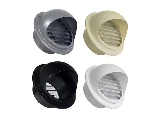 Futek ventilation HVAC black stainless steel ball grid 100mm air vents louvers
